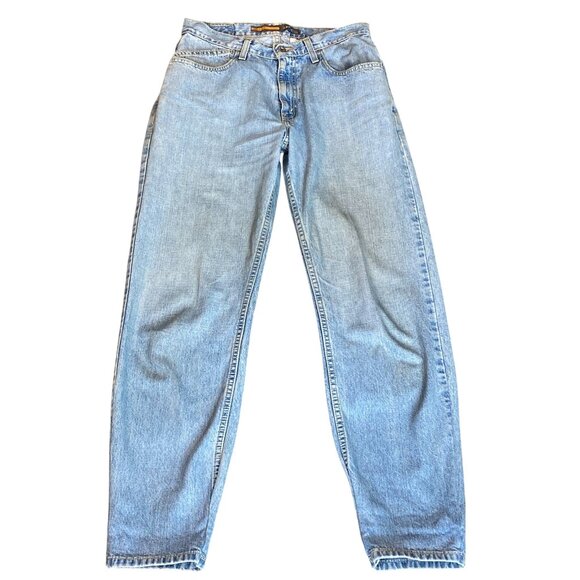 Vintage SilverTab Relaxed Fit Levi's Light Wash Blue Jeans Sz 30 #36V - Picture 1 of 10